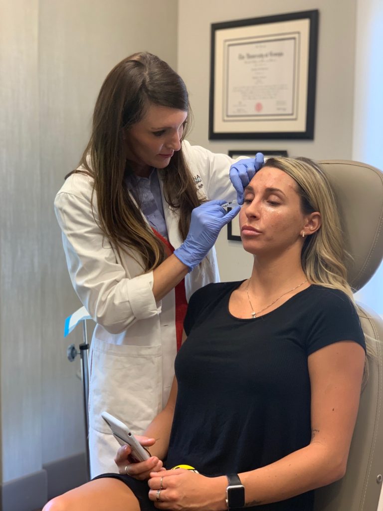 botox injections to reduce crows feet in charlotte, nc