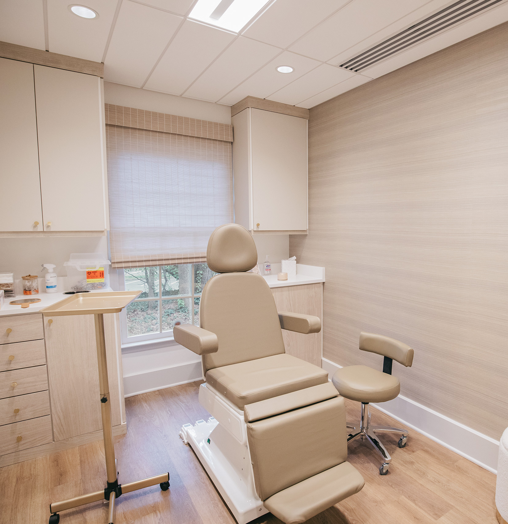 Carolina facial plastic surgery patient room