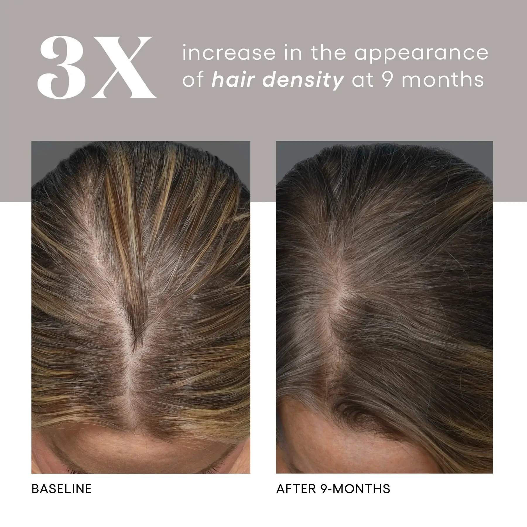 Plated Hair Serum Before and after results