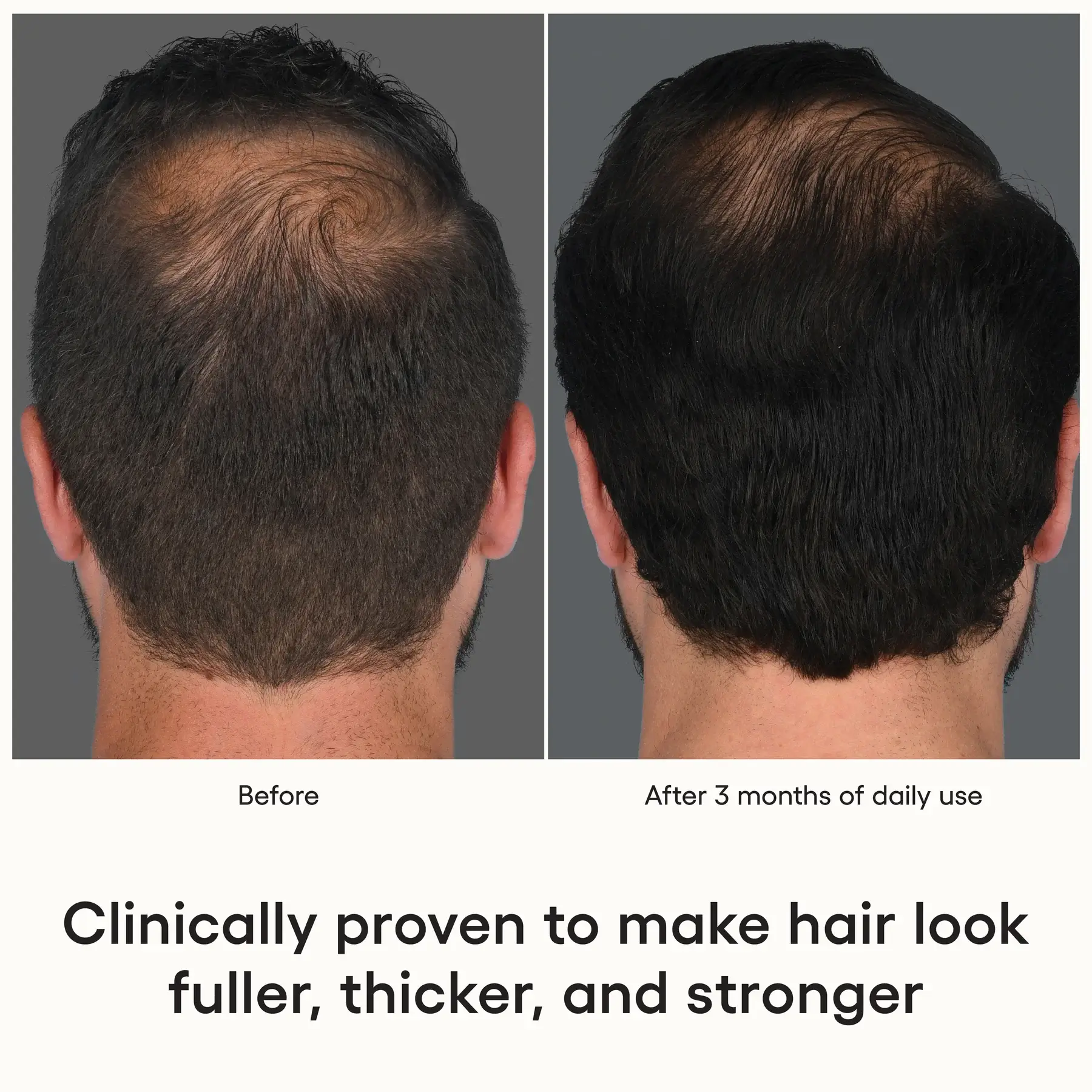 Plated Hair Serum Before and after results