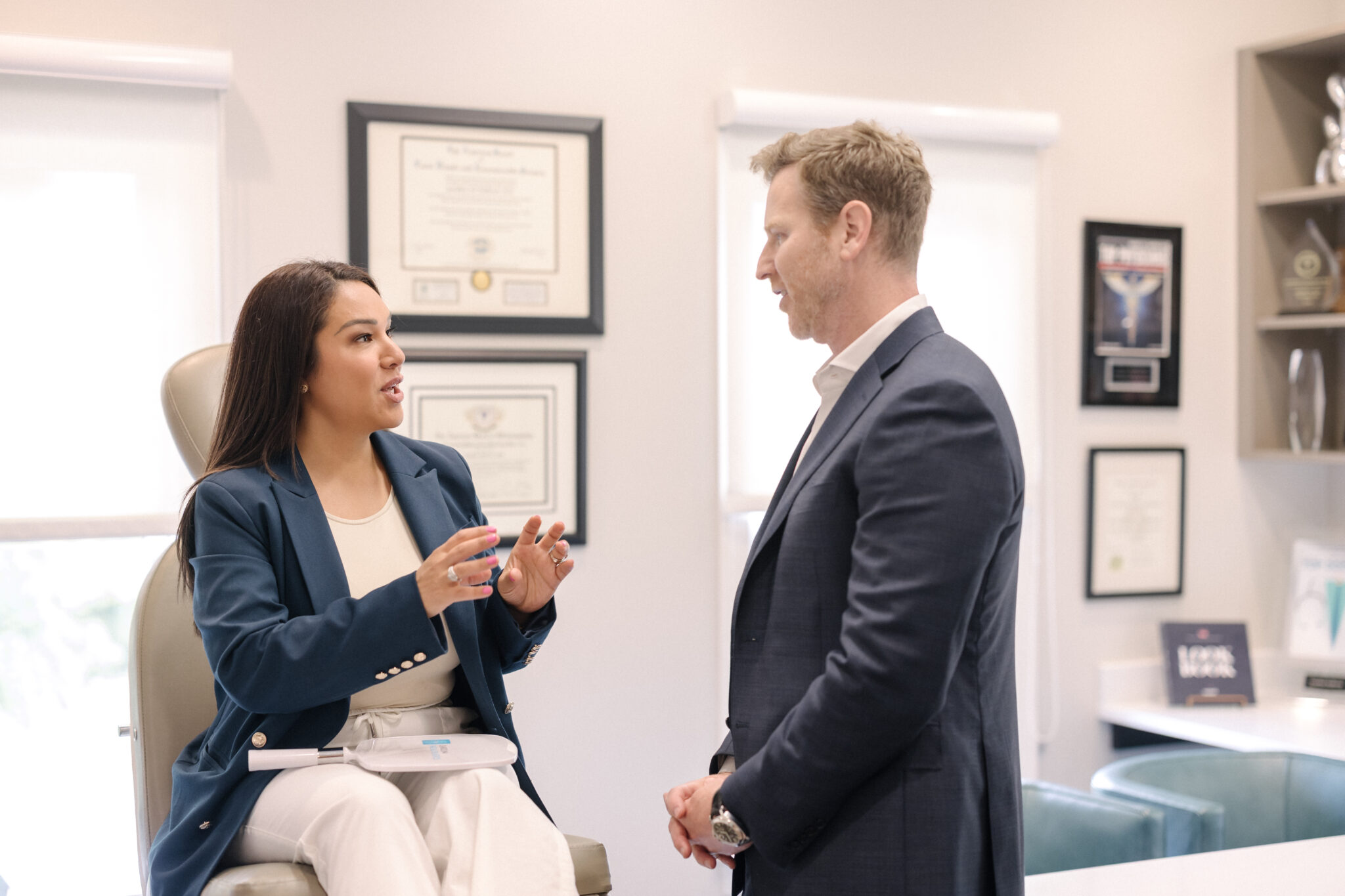 patient consultation with Dr. Kulbersh in charlotte, nc
